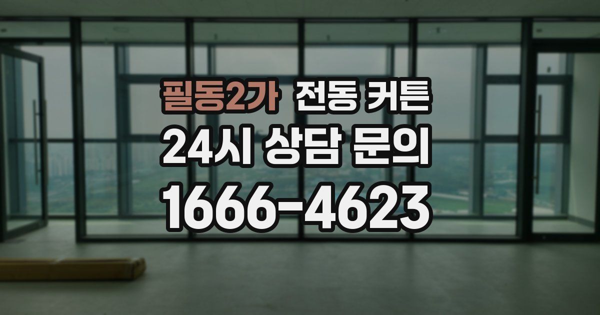 필동2가 전동 커튼
