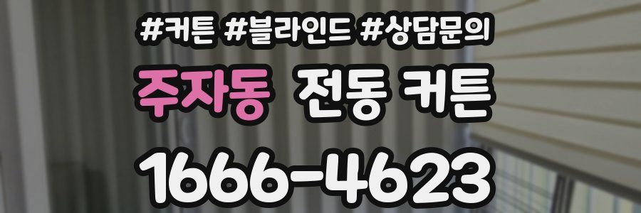 주자동 전동 커튼