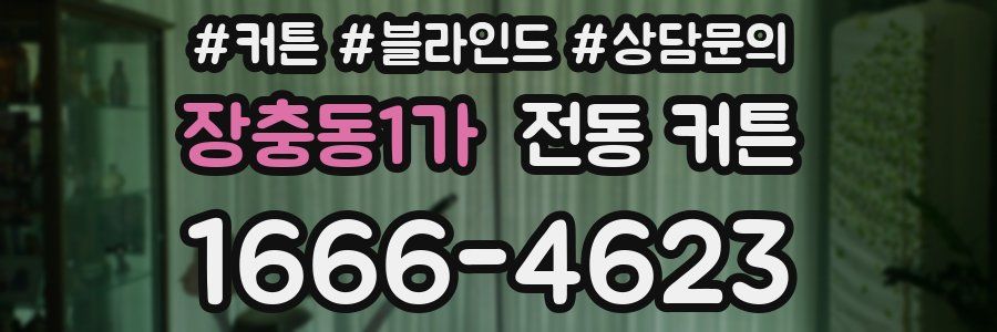 장충동1가 전동 커튼