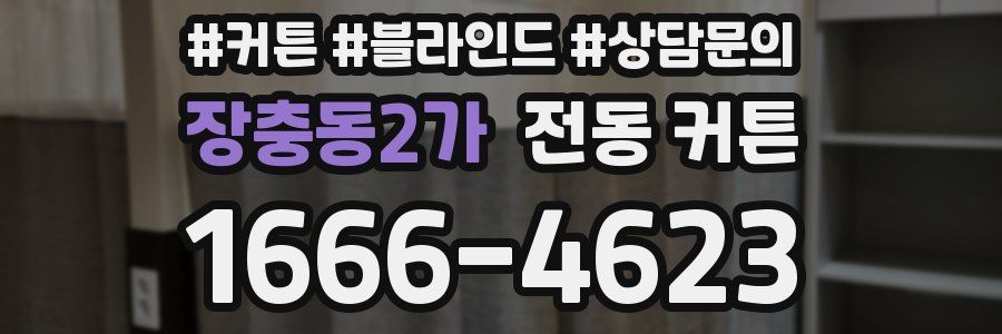 장충동2가 전동 커튼