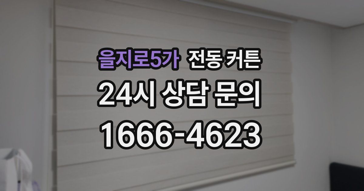 을지로5가 전동 커튼