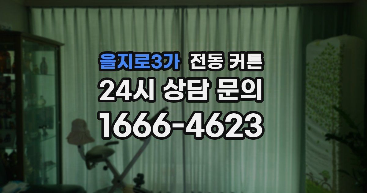 을지로3가 전동 커튼