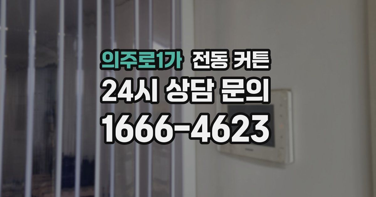 의주로1가 전동 커튼