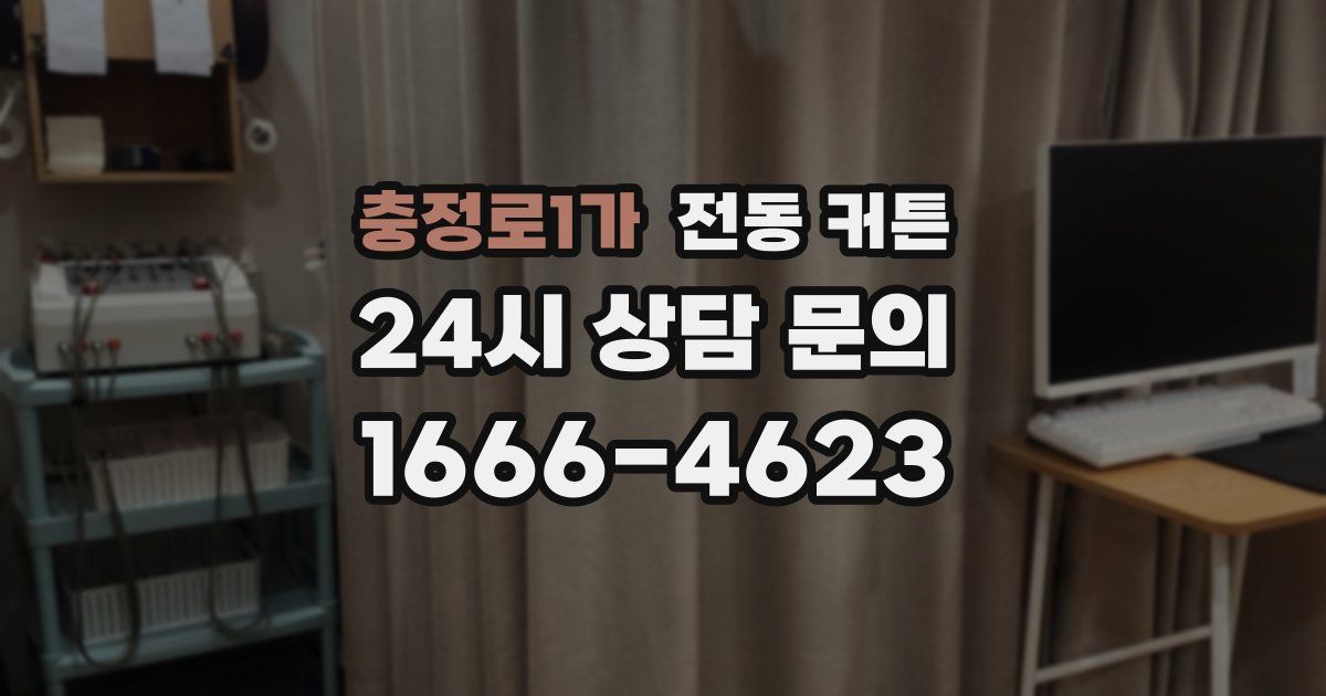 충정로1가 전동 커튼