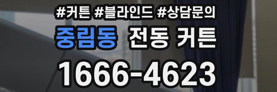 중림동 전동 커튼