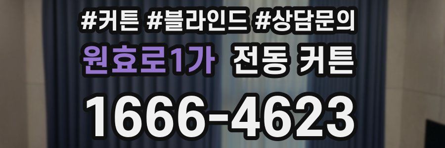 원효로1가 전동 커튼