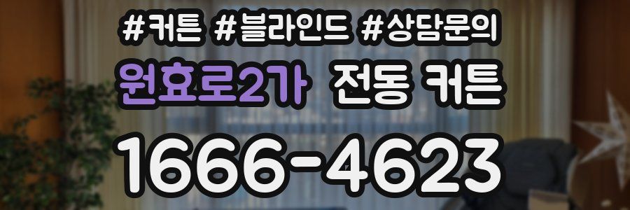 원효로2가 전동 커튼