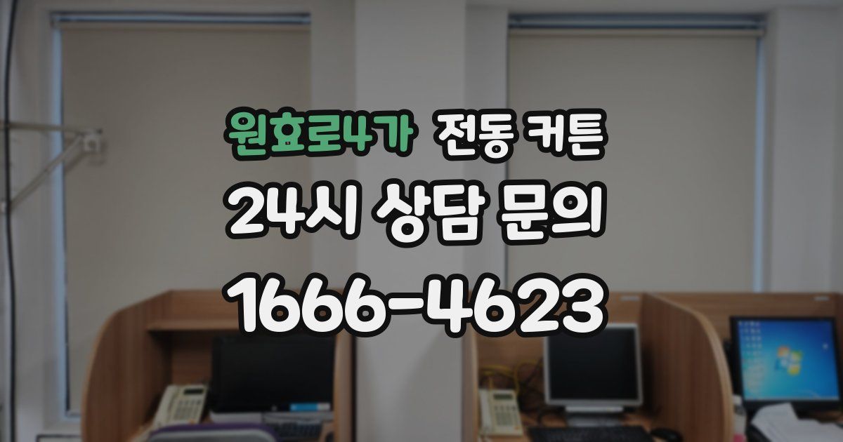 원효로4가 전동 커튼