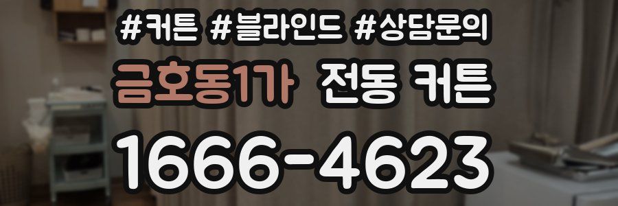 금호동1가 전동 커튼