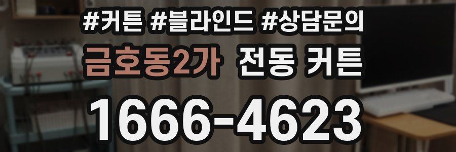 금호동2가 전동 커튼