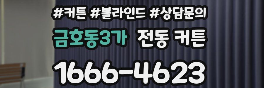 금호동3가 전동 커튼