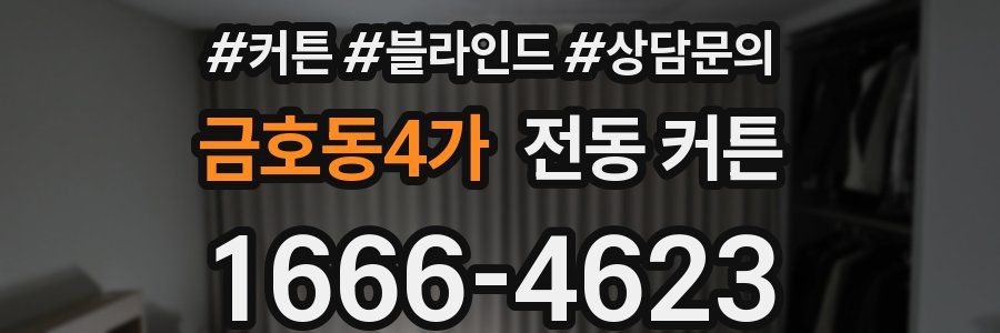 금호동4가 전동 커튼