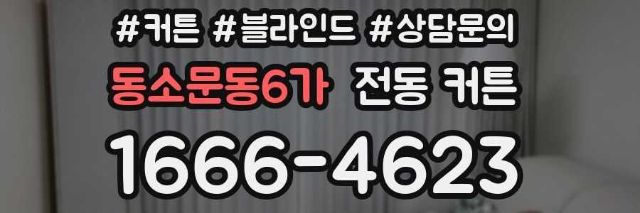 동소문동6가 전동 커튼