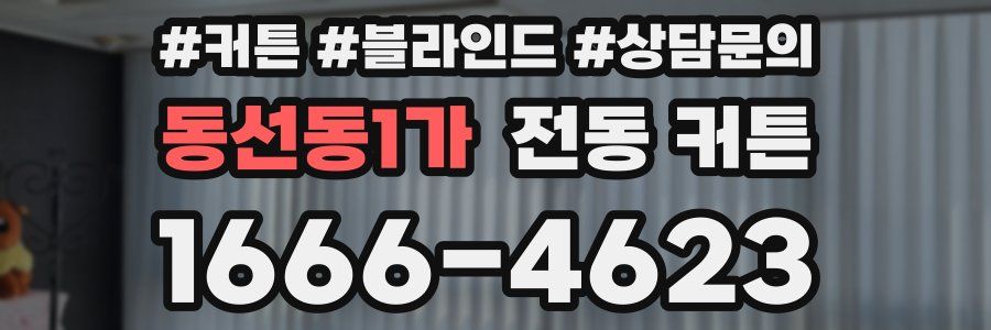 동선동1가 전동 커튼