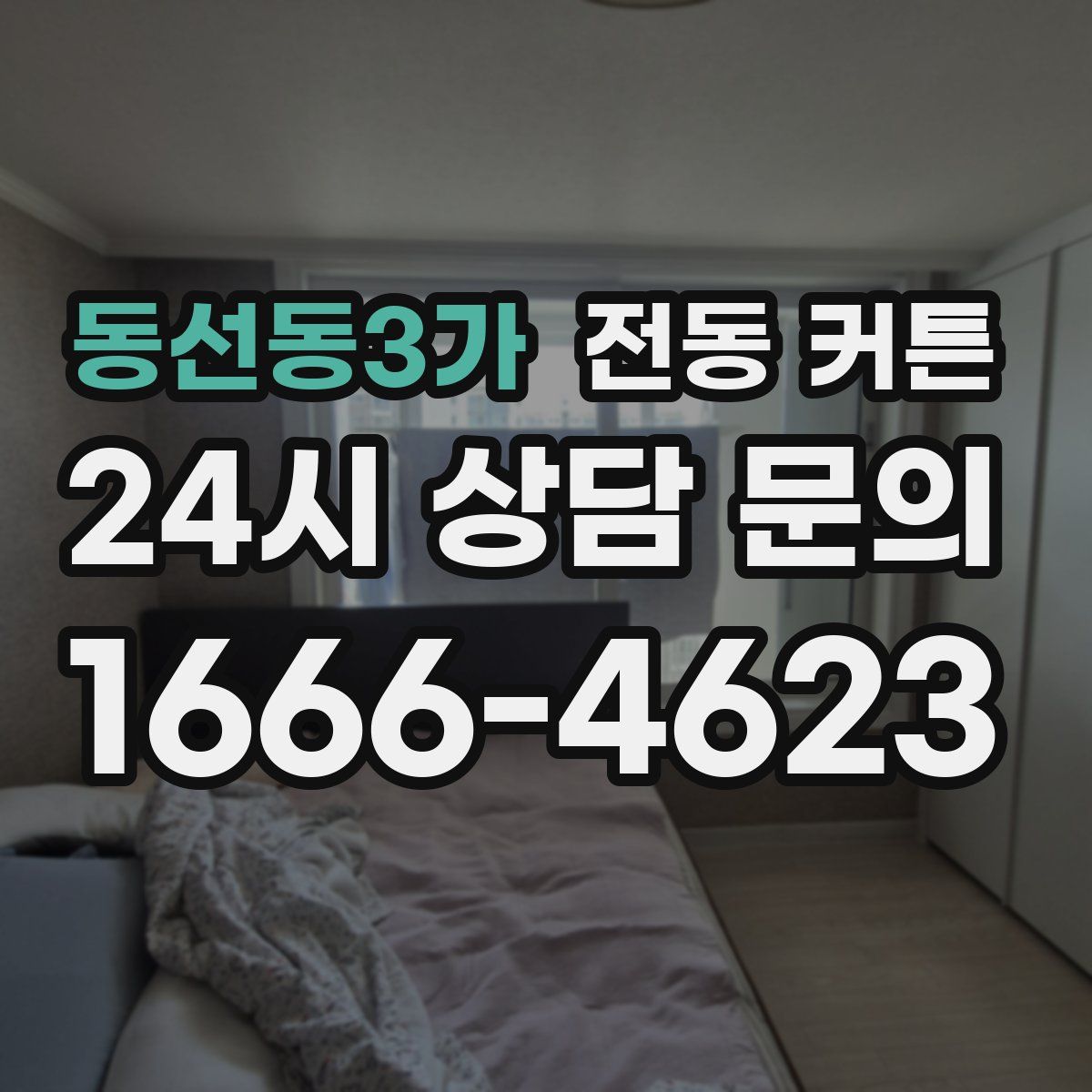 동선동3가 전동 커튼