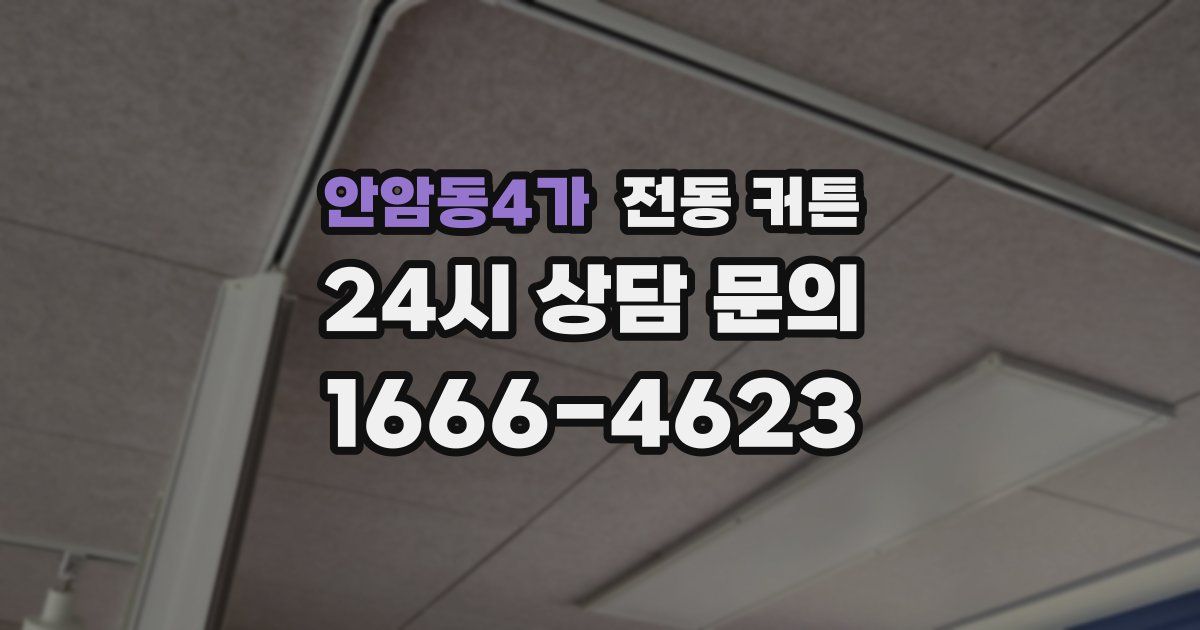 안암동4가 전동 커튼