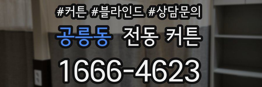 공릉동 전동 커튼
