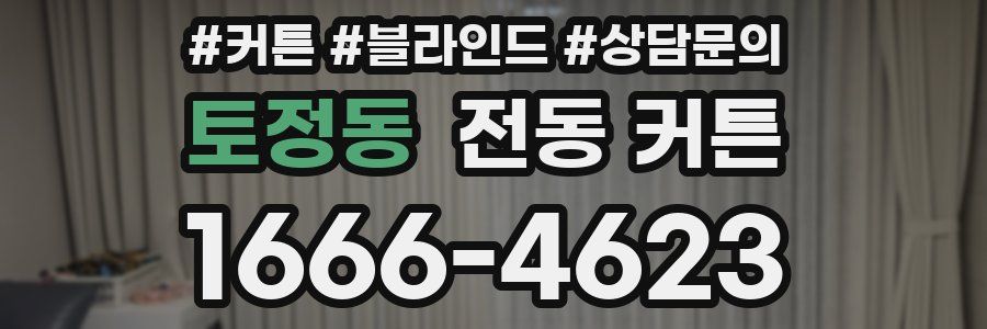 토정동 전동 커튼