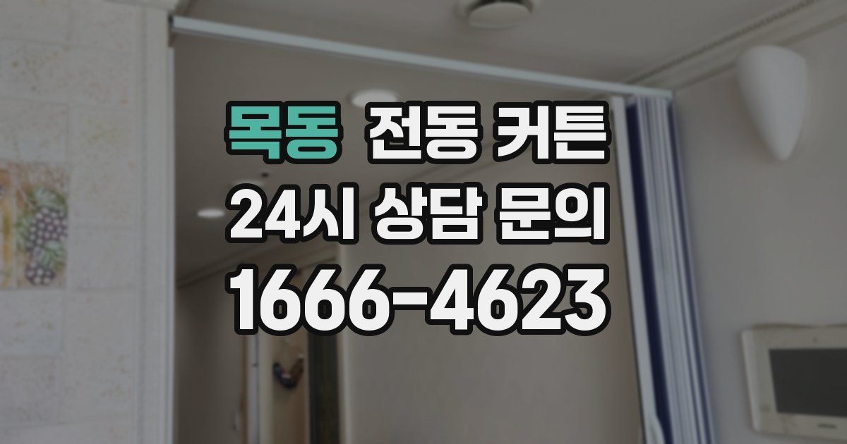 목동 전동 커튼