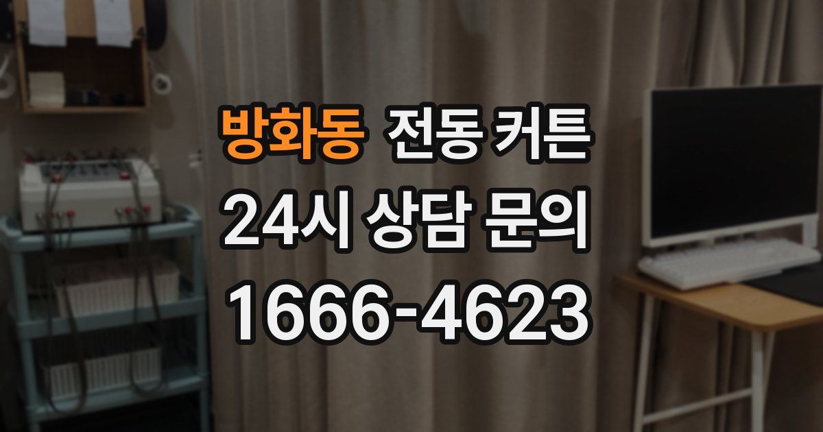 방화동 전동 커튼