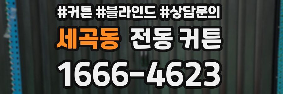 세곡동 전동 커튼