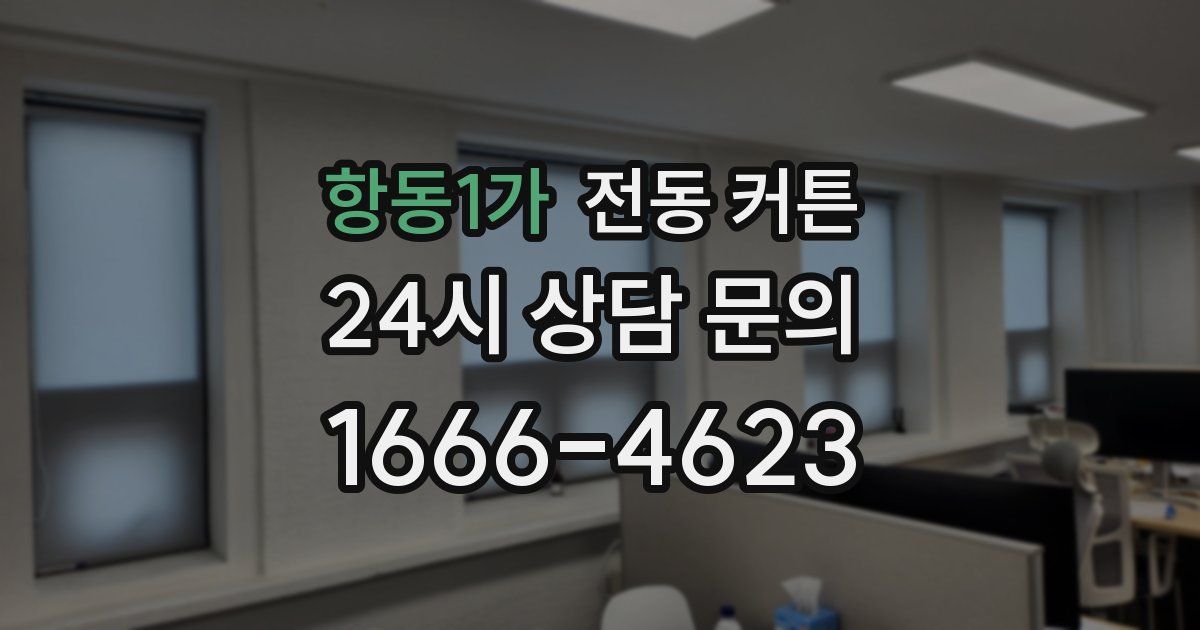 항동1가 전동 커튼