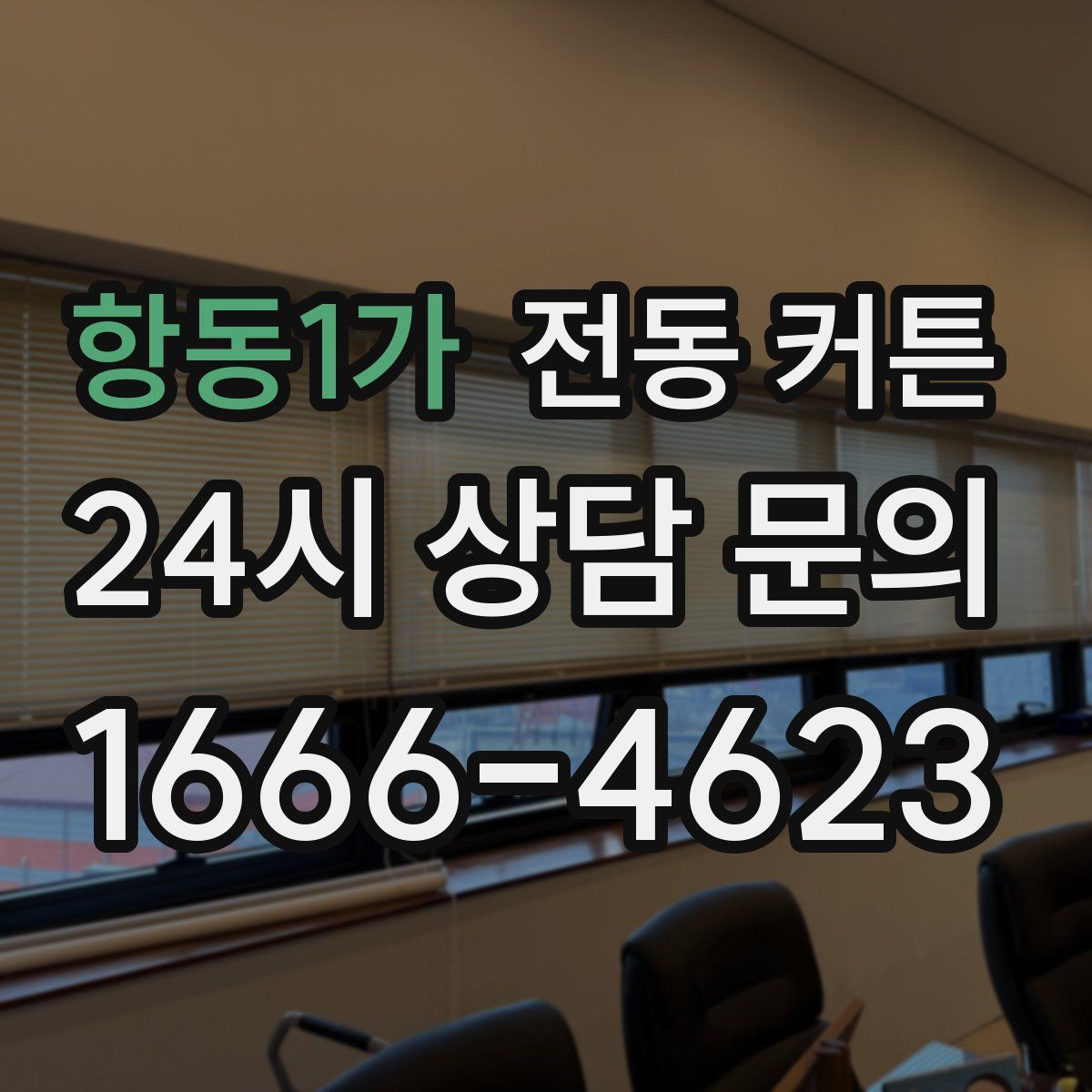 항동1가 전동 커튼