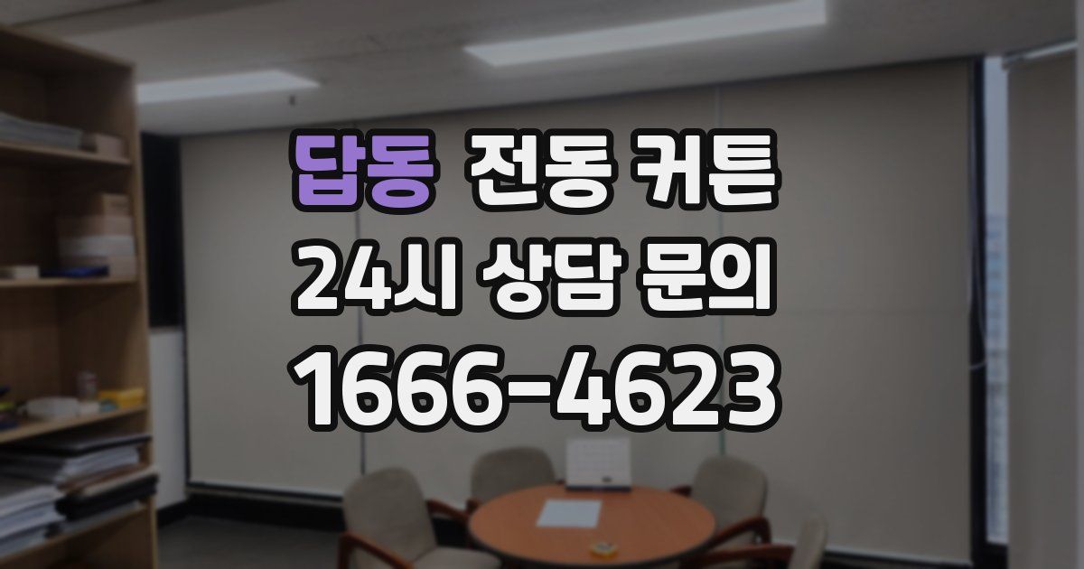 답동 전동 커튼