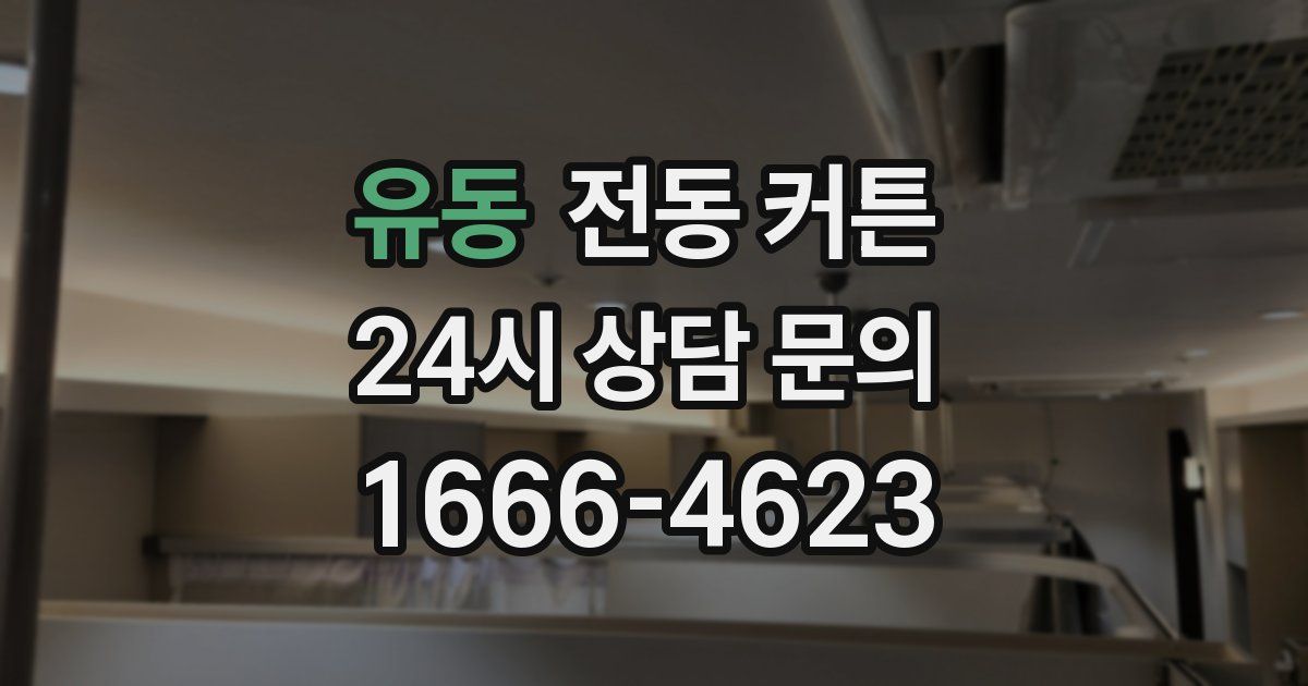 유동 전동 커튼