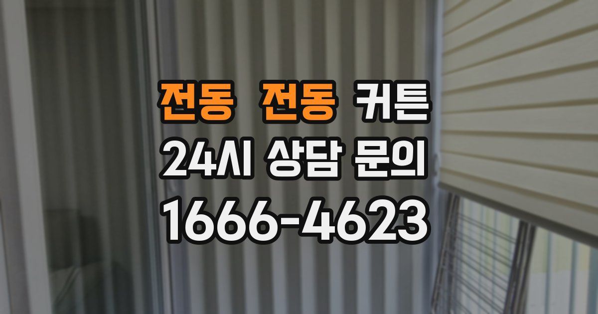 전동 전동 커튼