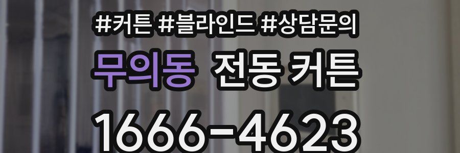 무의동 전동 커튼