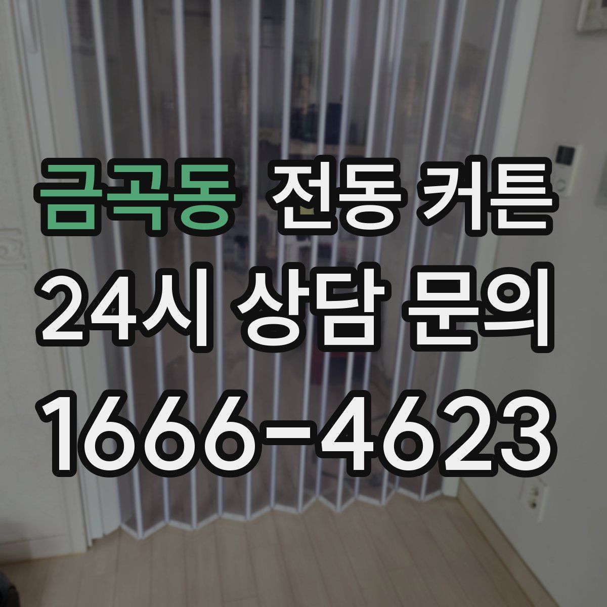 금곡동 전동 커튼
