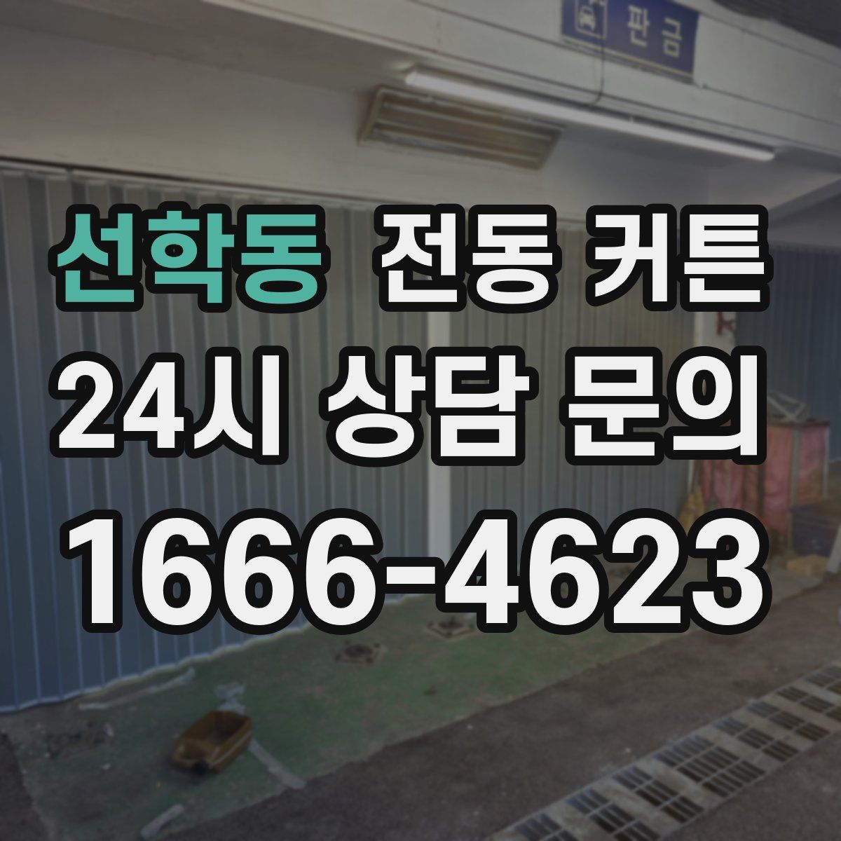 선학동 전동 커튼