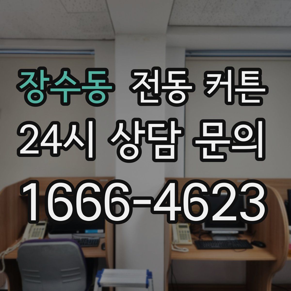 장수동 전동 커튼