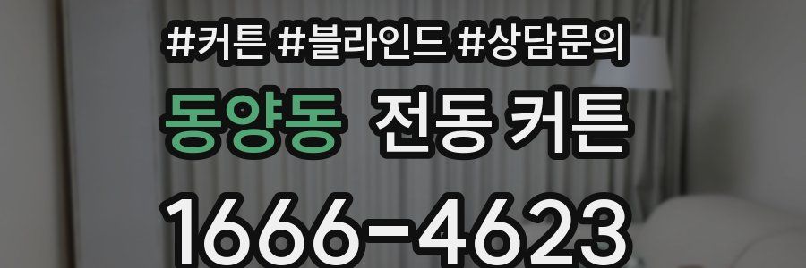 동양동 전동 커튼