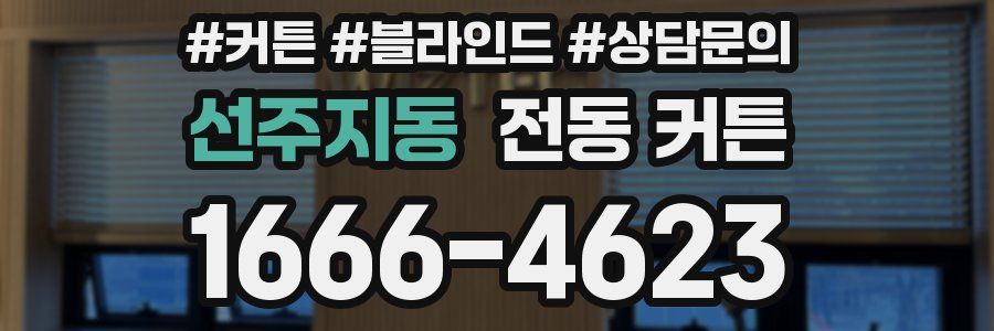 선주지동 전동 커튼