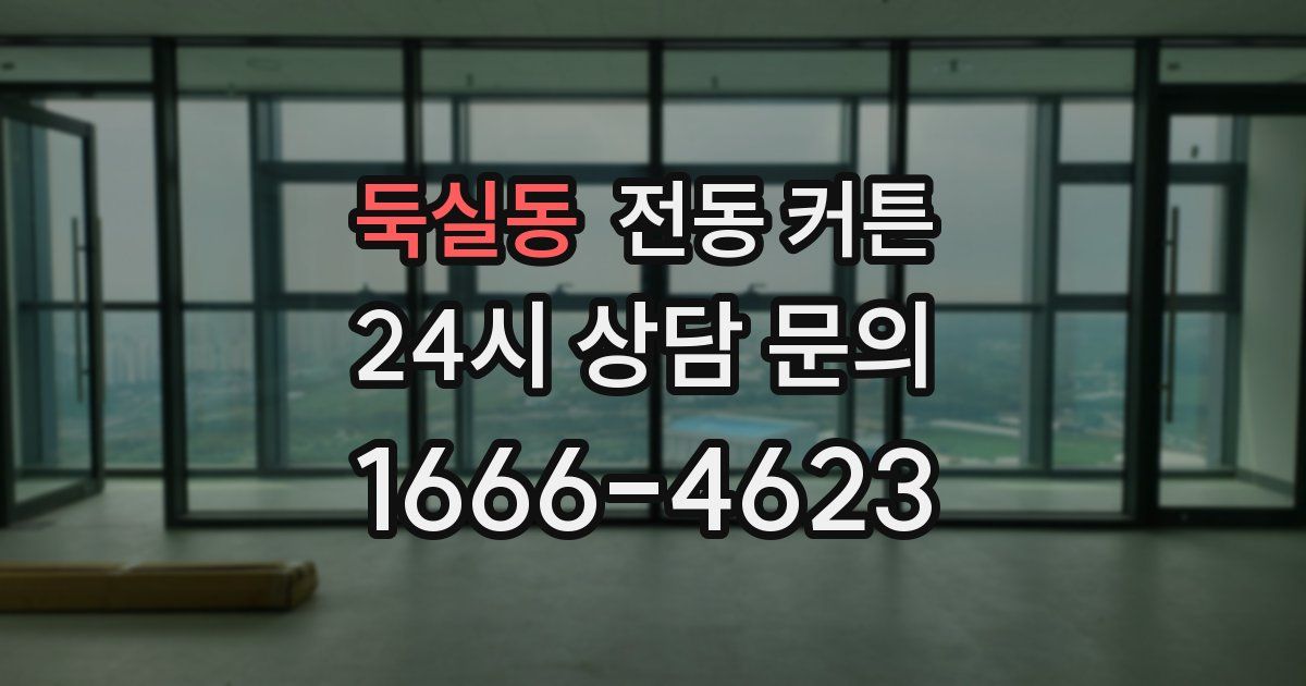 둑실동 전동 커튼
