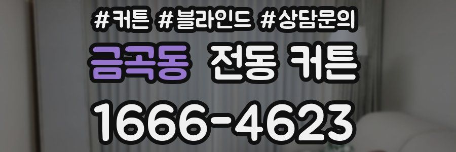 금곡동 전동 커튼