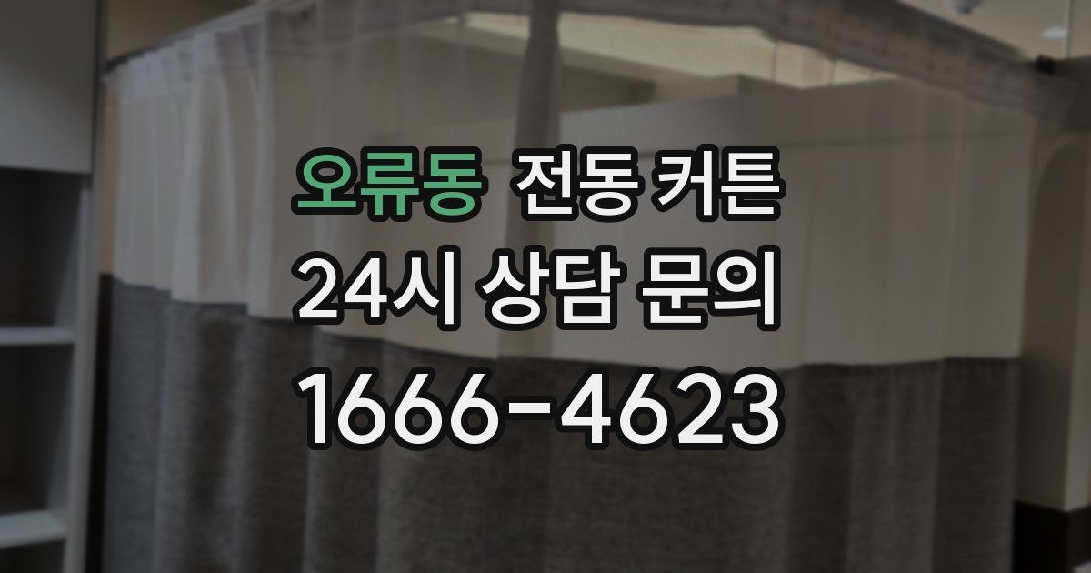 오류동 전동 커튼