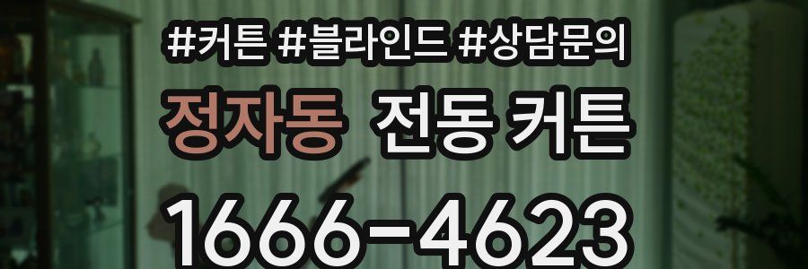 정자동 전동 커튼