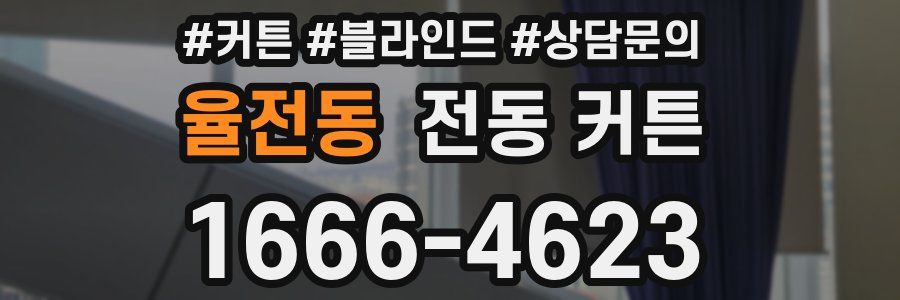 율전동 전동 커튼