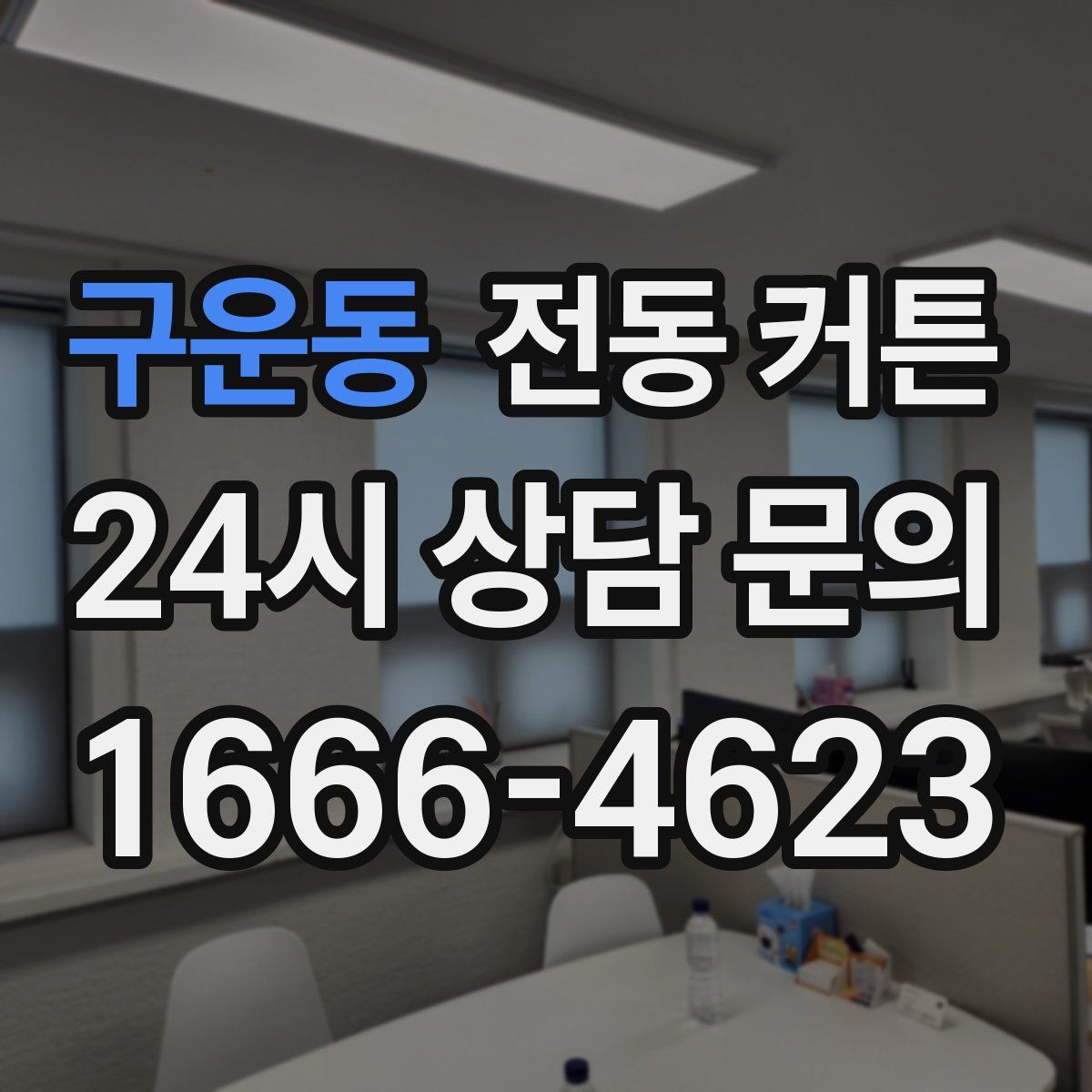 구운동 전동 커튼