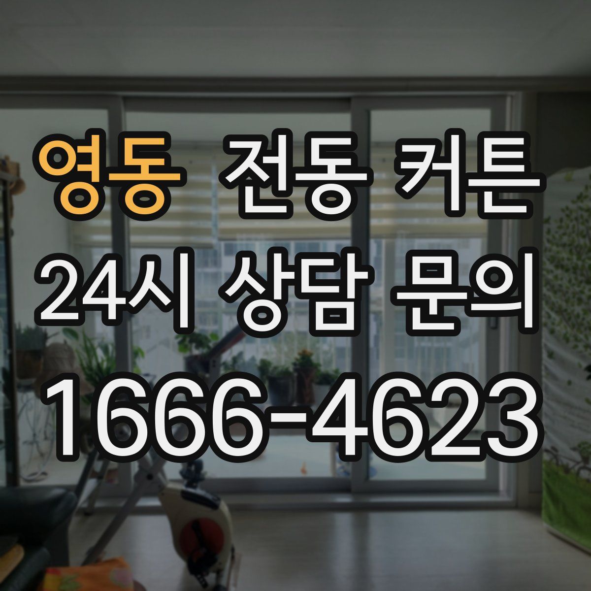 영동 전동 커튼