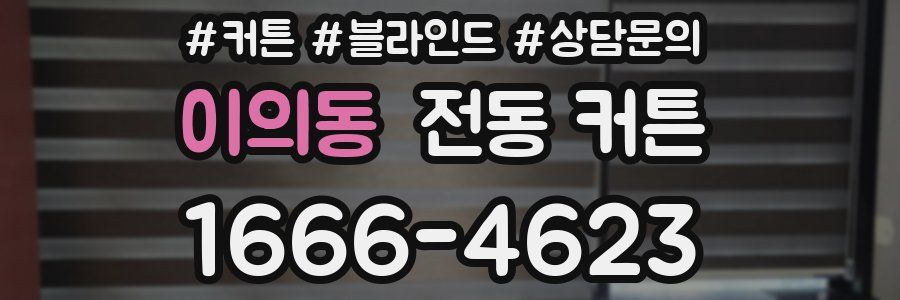 이의동 전동 커튼