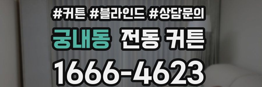 궁내동 전동 커튼