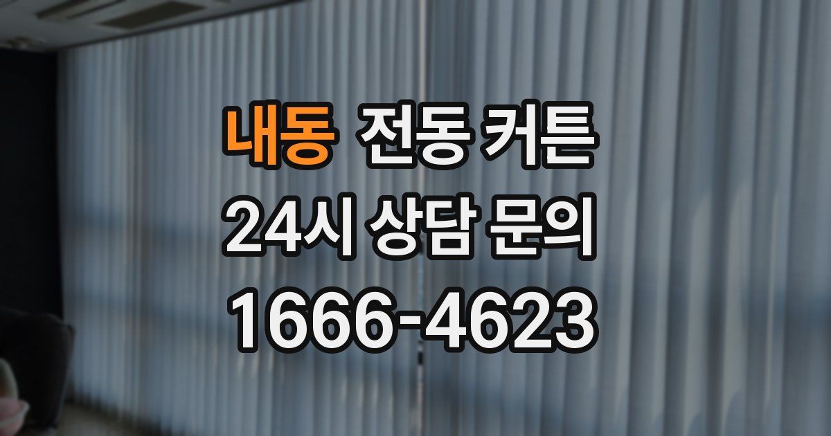 내동 전동 커튼