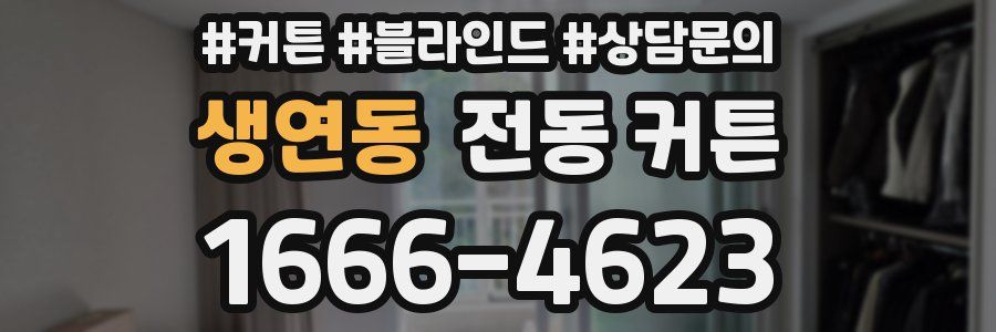 생연동 전동 커튼