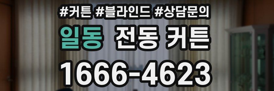 일동 전동 커튼
