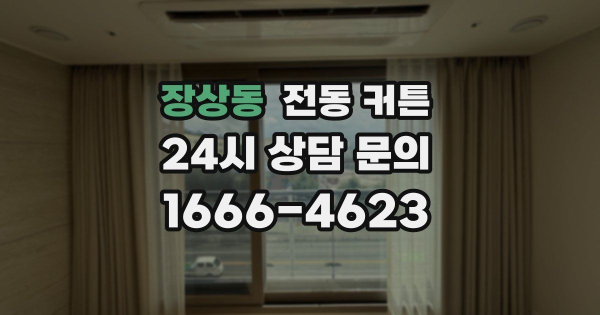 장상동 전동 커튼