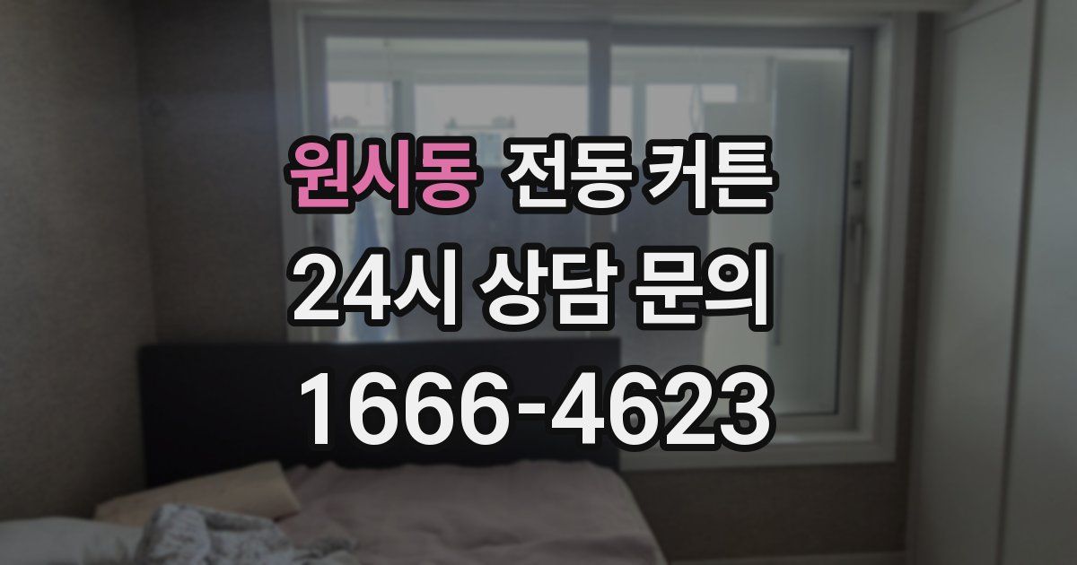 원시동 전동 커튼